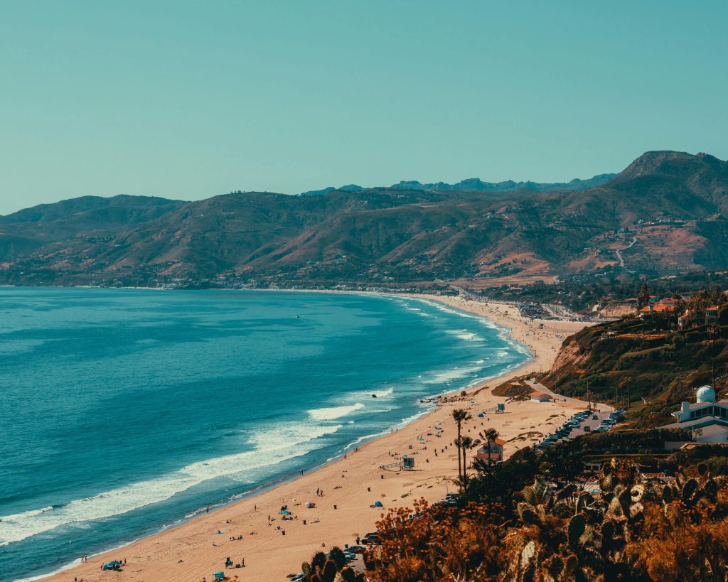 Coastline of Malibu, CA